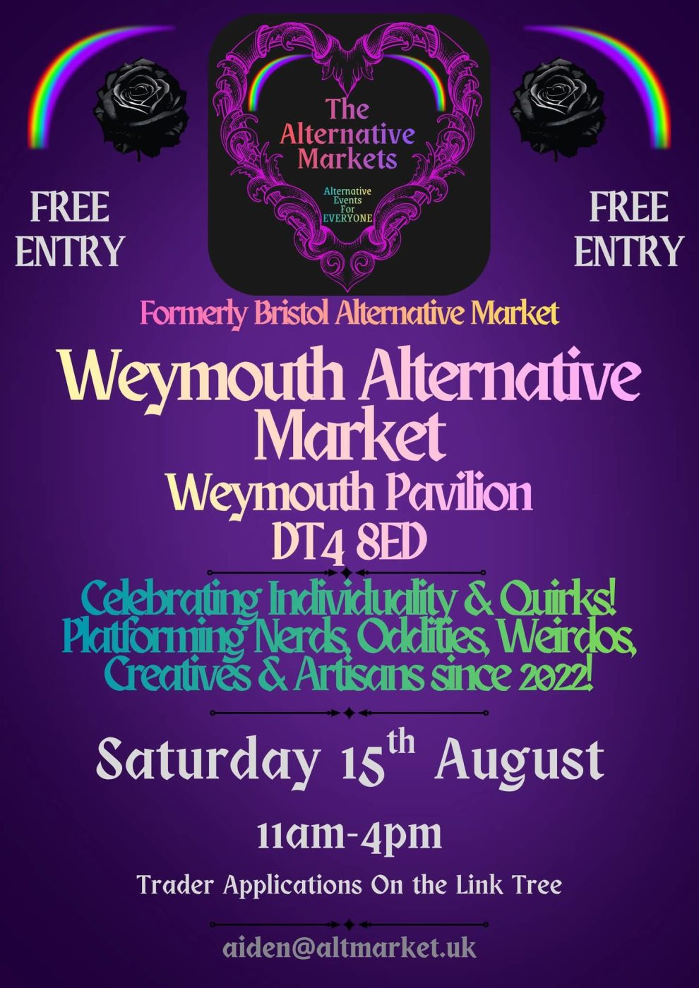 Poster for Weymouth Alternative Market
